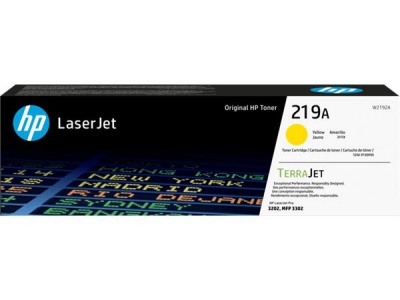 W2192A Lézertoner LaserJet Pro 3202 nyomtatóhoz, HP219A, sárga, 1,2k