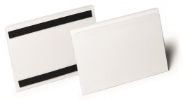 Logisztikai zseb, mágneses, A5, fekvő, DURABLE "HARD COVER", átlátszó