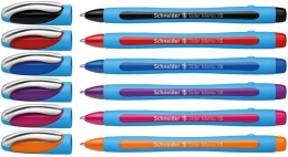 Golyóstoll készlet, 0,7 mm, kupakos, SCHNEIDER "Slider Memo XB",   vegyes színek
